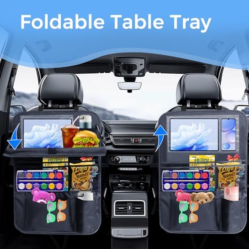 Backseat car organizer, 9 storage pockets, car organizer - Image 2