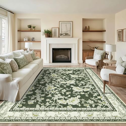 BILEEHOME Olive Green Area Rugs by BILEEHOME
