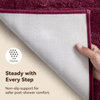 GRANNY SAYS Strawberry Red Bathroom Rug 20" x 32", Non-Slip Bath Mat - Image 4
