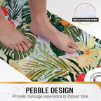 Bathtub Mat Non Slip, 40x16 inch Bath and Shower Safety Mats, Summer Tropical - Image 5