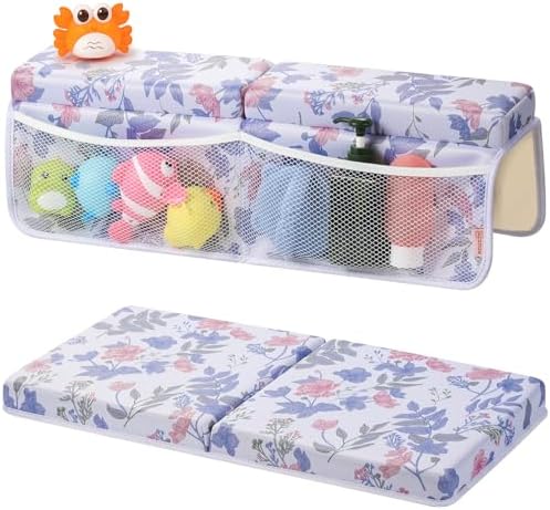 Bath Kneeler and Elbow Rest Pad Set, 1.5” Thick Bathtub Kneeling Mat by MeloDirect