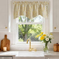 NICETOWN Blackout Light Beige Kitchen Valances Decor by NICETOWN