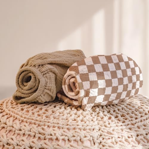 lulumoon Muslin Changing Pad Cover: Fit 32x16 Standard Pad - Image 3
