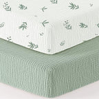 Bearmoss Muslin Mini Crib Sheets by Bearmoss