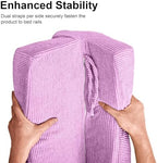 AEOCOO Bed Rail Bumpers for Toddlers, J-Shaped 2.3 Ft Kid Bed Bumper Purple - Image 6