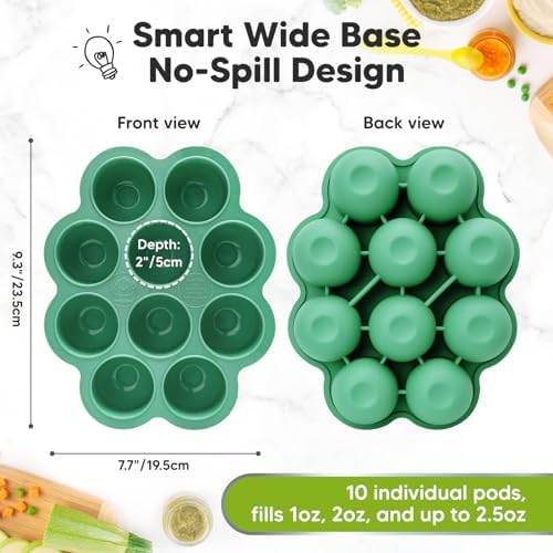 KeaBabies Silicone Food Freezer Trays - Image 2