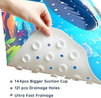 LNOND Bath Mat for Tub for Kids, Ocean Bathtub mat Non Slip, Machine Washable - Image 5