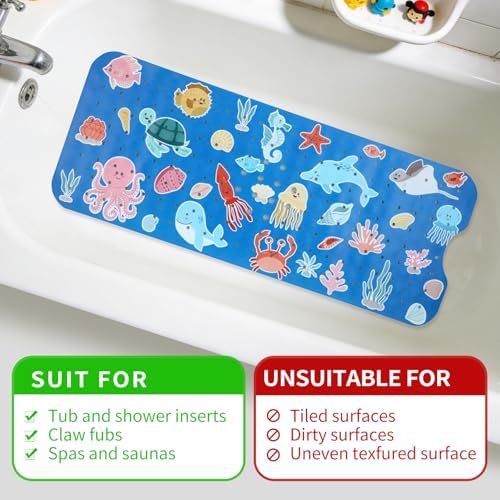 Bath Tub Shower Mat Non Slip Kids Bathtub Mat Anti Slip Baby Bath Mat - Image 7