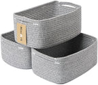 MiniArk Small Storage Baskets for Organizing | Closet Organizer Bins | Shelf by MiniArkStorageBasketsHome