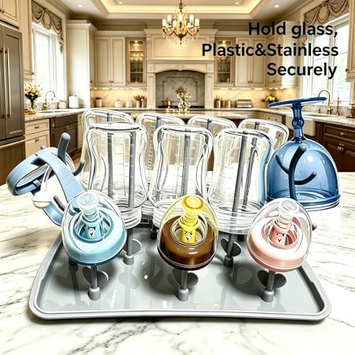 Baby Bottle Drying Rack: Large Vertical Bottle Dryer Rack Holder - Image 6