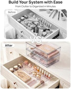 Vtopmart 12-Pack Clear Makeup Organizer Set - Image 6