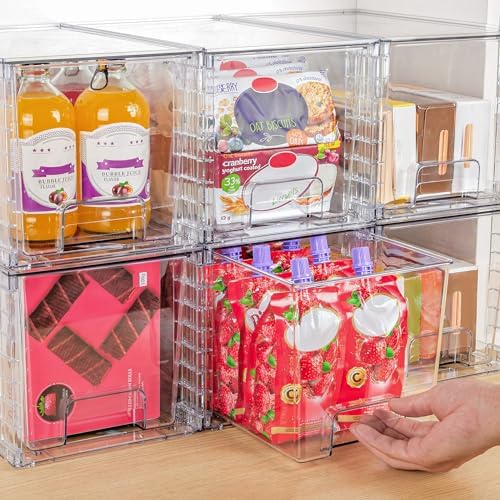 Vtopmart 4 Pack Large Stackable Storage Drawers - Image 6