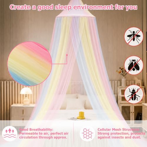 Bed Canopy with Lights, Bed Canopy - Image 4