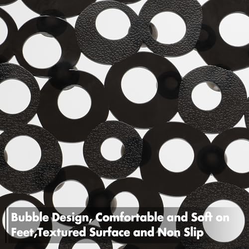 WELTRXE Oval Bathtub Mat Non Slip, Shower Mat - Image 4