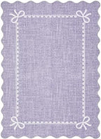 GarveeHome Scalloped Bow Rug 9x12 Washable Purple Rugs - Image 4