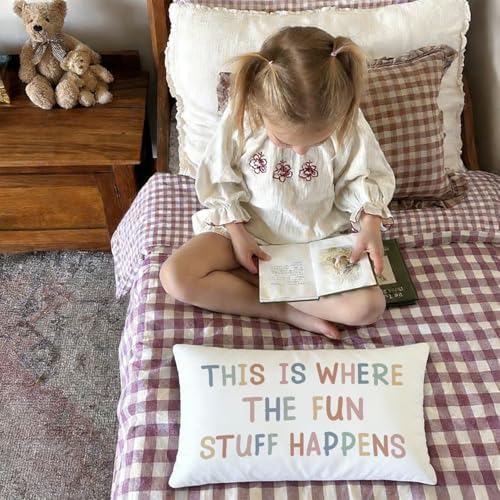 Boho This is Where All The Fun Stuff Happens 12x20 Pillow Cover - Image 5