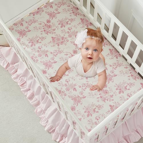 Brandream French Country Toile Crib Bedding Set - Image 2
