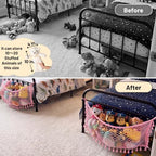 2 Pack Stuffed Animal Hammock, Corner Stuffed Animal Storage Net - Image 5