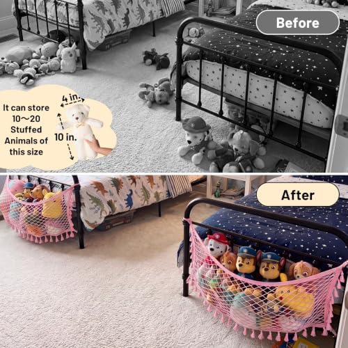 Stuffed Animal Hammock, Corner Stuffed Animal Storage Net - Image 5