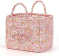 Floral Fabric Storage Basket Car Interior Storage Basket Underwear Sundries by CEUTNIZ