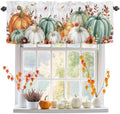 Fall Thanksgiving Kitchen Curtains Valances by VandarllinHomeKitchenDecor