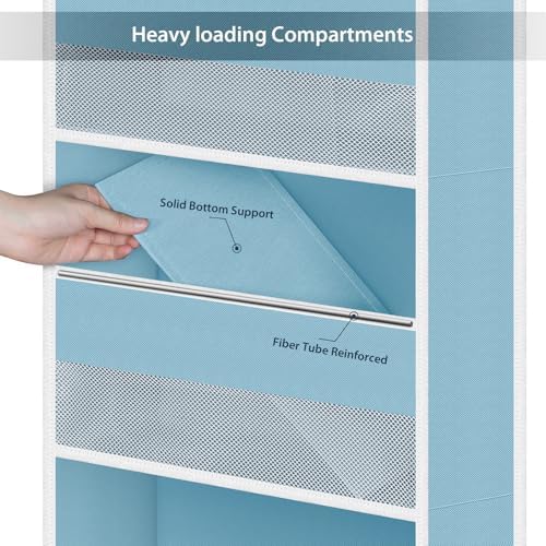 Univivi Fabric Over Door Hanging Organizer - Image 5