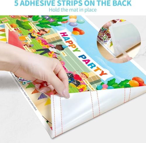 Disposable Placemats 40-Pack for Baby & Toddler, Dinner Table, Busy Baby Mat - Image 4