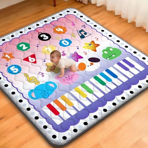RONGFA Baby Play Mat for Floor, Playpen Mat for Toddlers Infant Kids, Machine by RONGFA