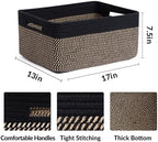 MiniArk Large Storage Baskets for Organizing, Baby Nursery, Toy Bins Box - Image 2