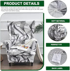 CRFATOP Wingback Chair Covers Wing Armchair Slipcovers - Image 2