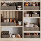 Pantry Baskets for Organizing, Wicker Basket Shelf Storage - Image 4