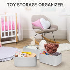 3 Pack Small Storage Baskets for Organizing, 11.8×7.8×5.1" - Image 6