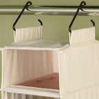 Household Essentials Hanging Shoe Organizer, 10 Wide Cubbies - Image 4