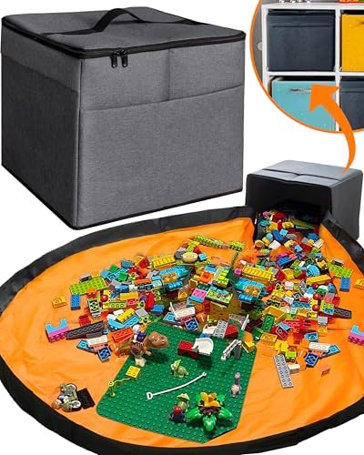 XL Toy Storage Organizer with Play Mat by Starsiko