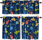Boys Dinosaur Valance Curtain for Kids Girls Nursery Playroom Room Home Decor by Unknown