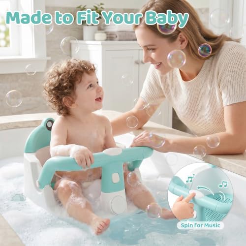 Baby Bath Seat for Babies 6 Months & up, Non-Slip Infant Bathtub Seat - Image 4