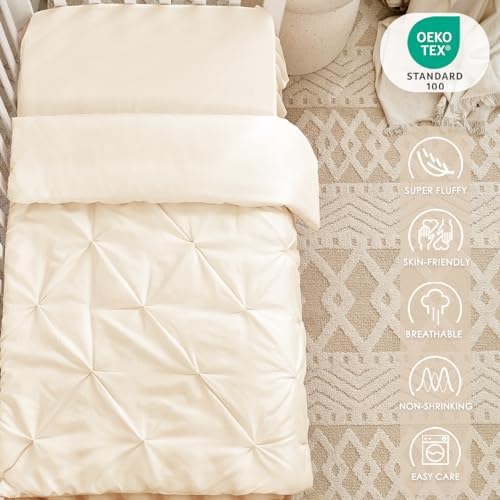 3-Piece Crib Bedding Set for Girls Boys - Image 4