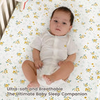 david's kids 3 Pack Mini Crib Sheets, Soft Breathable Premium Pack N Play Sheets - Image 2