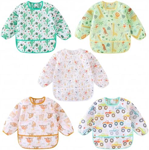 Long Sleeved Bibs, Lightweight Waterproof Shirt Bibs by HaimoBurg