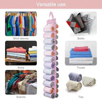 DHSFKBE Legging Organizer Storage, Shirt Organizer, Foldable Hanging Closet - Image 4