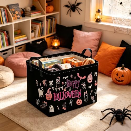 Rectangular Dinosaur Halloween Basket, Trick or Treat Baskets - Image 5