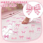 Fullhawl 30 Pcs Pink Bow Non Slip Shower Stickers, Bathtub Safety - Image 5