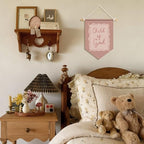 Girl Nursery Decor, Child of God Bible Verse Wall Pennants Banners - Image 2