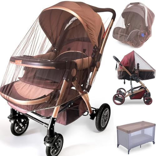 Sysmie 2 Pack Baby Stroller Mosquito Net, Durable Mesh Protection by Sysmie