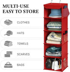 Simple Houseware 5 Shelf Hanging Closet Organizer - Image 5