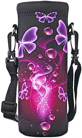 AUPET Water Bottle Bag Carrier, 24oz/32oz Insulated Neoprene bottle Sling by AUPET