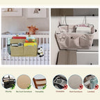 Surblue Bedside Caddy Hanging Bed Organizer Storage Bag Pocket - Image 4