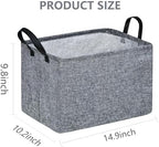 Rec Box Hamper Storage Basket Collapsible Organizer Bin Gift Shelf Baskets - Image 3