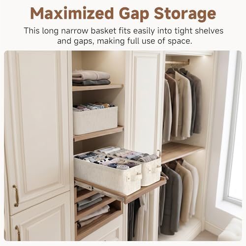 StorageWorks Narrow Storage Bins, Toilet Paper Storage - Image 3