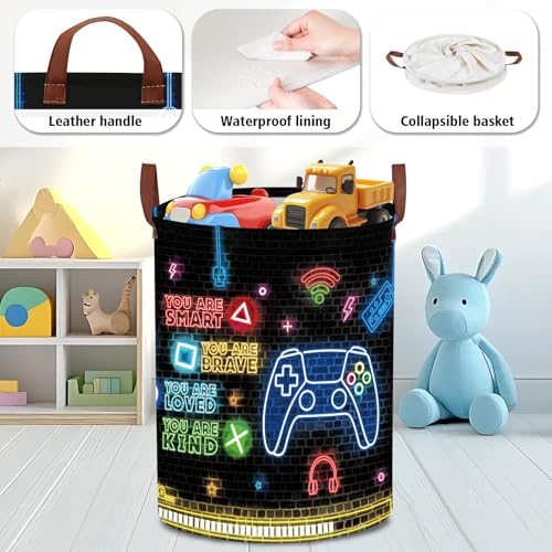 Gaming Laundry Basket, Gamer Decor - Image 6